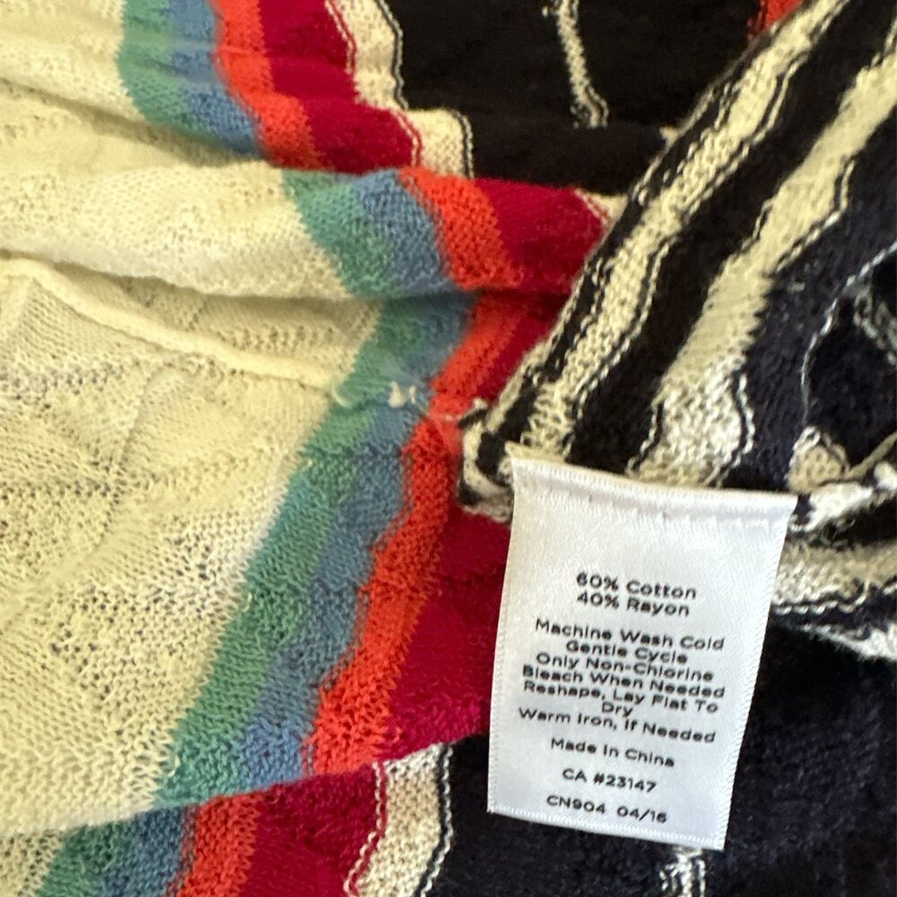Talbots Multicolor Striped Cardigan - Picture 4 of 5